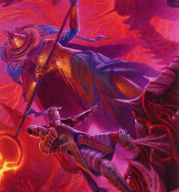Djeru and Hazoret Art Card [March of the Machine Art Series]