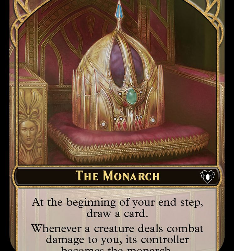Copy (54) // The Monarch Double-Sided Token [Commander Masters Tokens]