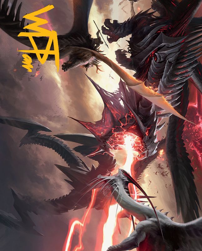 Invasion of Tarkir Art Card (Gold-Stamped Signature) [March of the Machine Art Series]