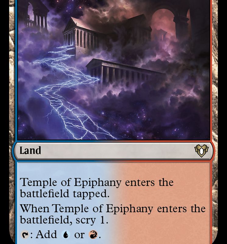 Temple of Epiphany [Commander Masters]