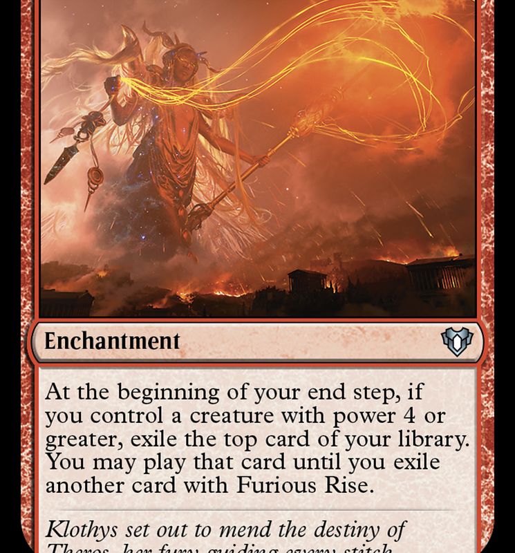 Furious Rise [Commander Masters]