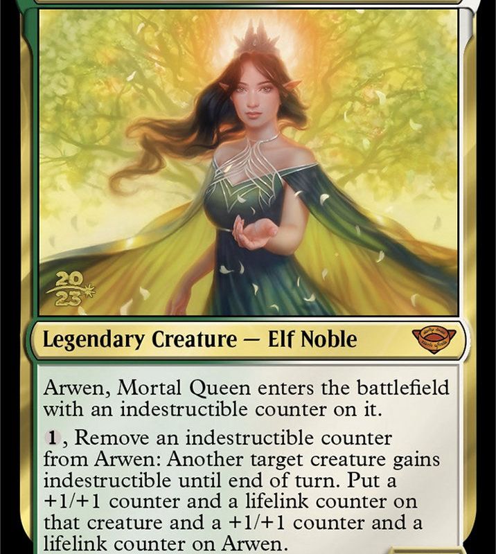 Arwen, Mortal Queen [The Lord of the Rings: Tales of Middle-Earth Prerelease Promos]