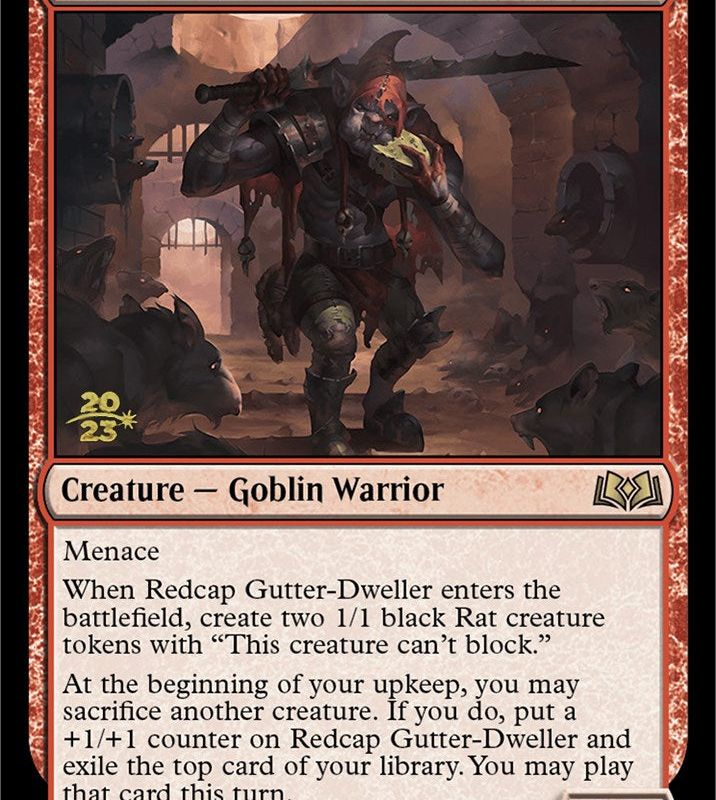 Redcap Gutter-Dweller [Wilds of Eldraine Prerelease Promos]