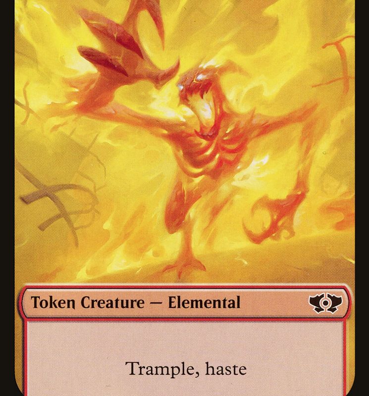 Elemental (02) // Spirit (14) Double-Sided Token [March of the Machine Tokens]