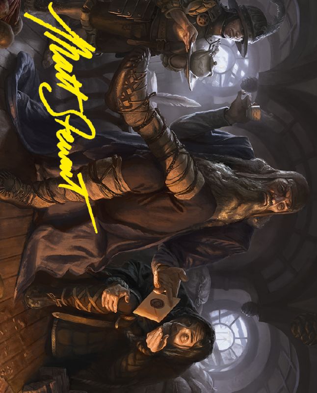 Sharkey, Tyrant of the Shire Art Card (Gold-Stamped Signature) [The Lord of the Rings: Tales of Middle-earth Art Series]