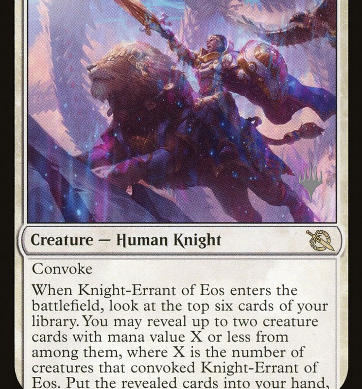 Knight-Errant of Eos (Promo Pack) [March of the Machine Promos]