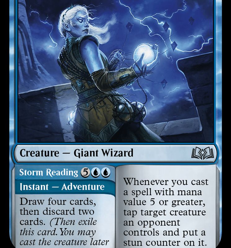 Galvanic Giant // Storm Reading [Wilds of Eldraine]