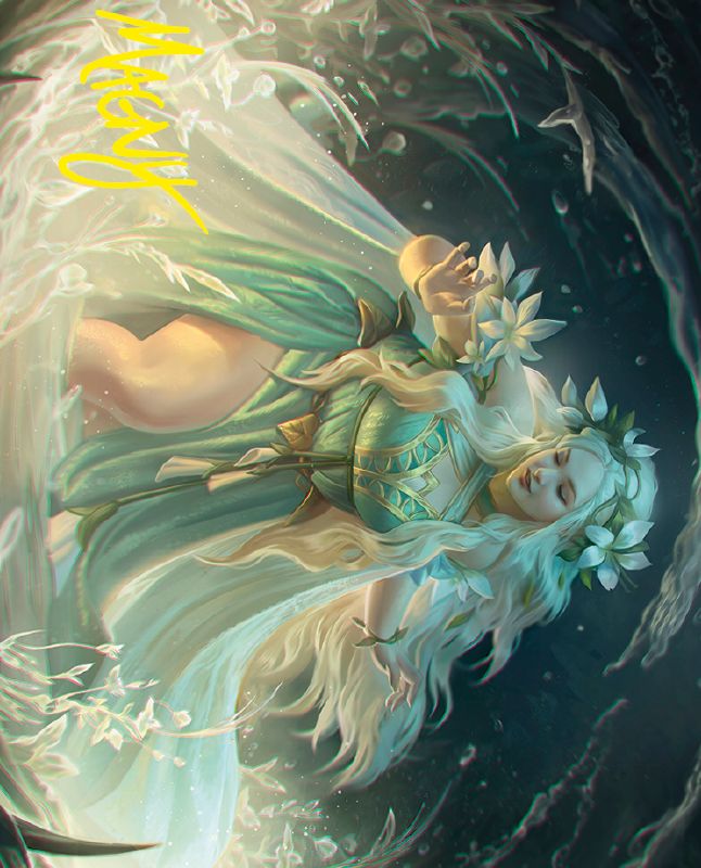 Goldberry, River-Daughter Art Card (Gold-Stamped Signature) [The Lord of the Rings: Tales of Middle-earth Art Series]