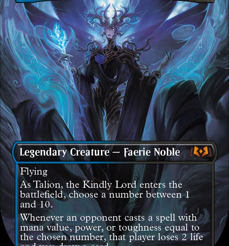 Talion, the Kindly Lord (Borderless Alternate Art) [Wilds of Eldraine]