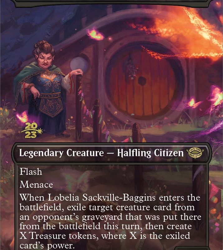 Lobelia Sackville-Baggins (399) [The Lord of the Rings: Tales of Middle-Earth Prerelease Promos]