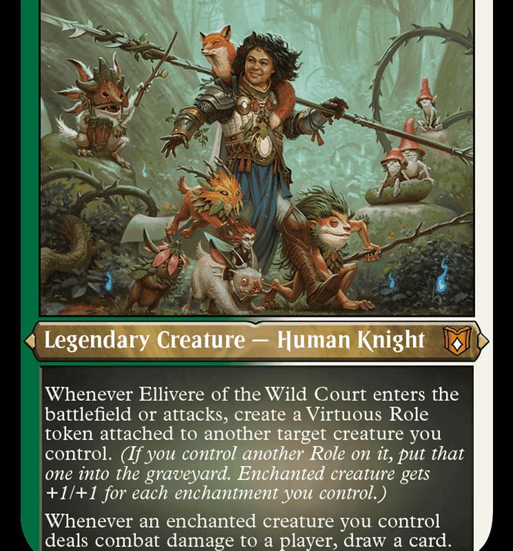 Ellivere of the Wild Court (Display Commander) [Wilds of Eldraine Commander]