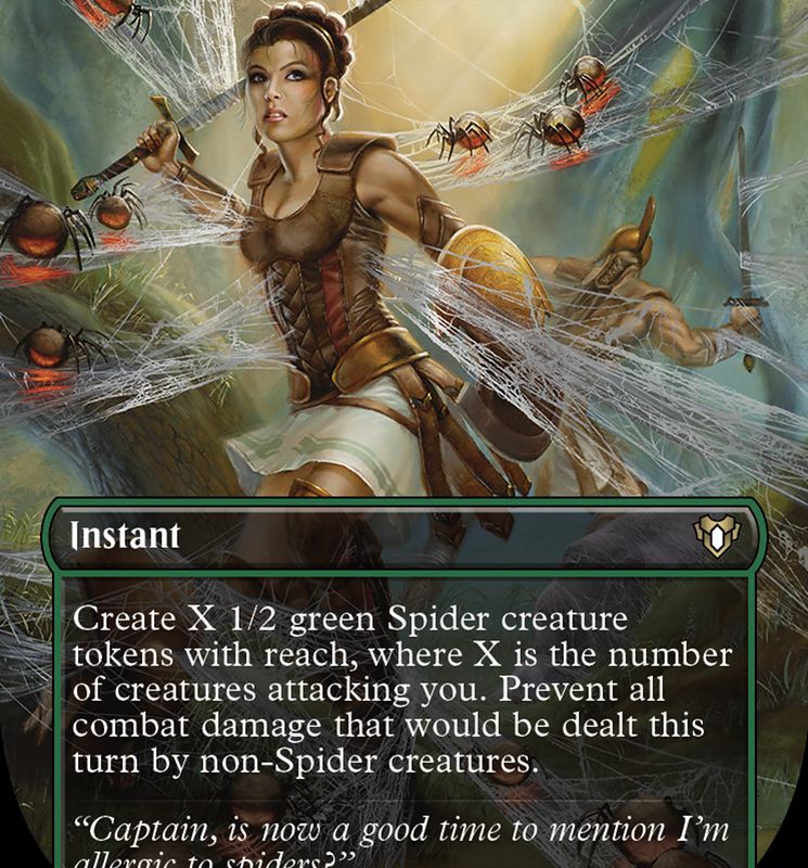 Arachnogenesis (Borderless Alternate Art) [Commander Masters]