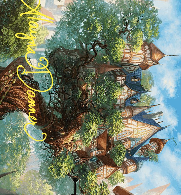 Edgewall Inn Art Card (Gold-Stamped Signature) [Wilds of Eldraine Art Series]