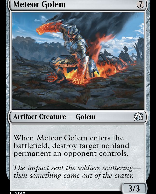 Meteor Golem [March of the Machine Commander]