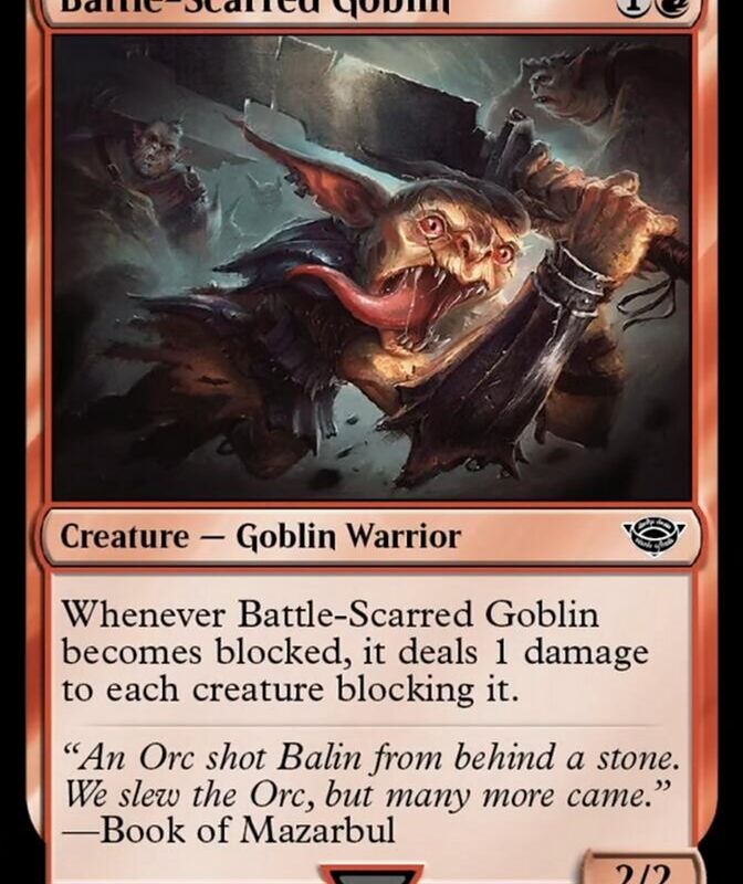 Battle-Scarred Goblin [The Lord of the Rings: Tales of Middle-Earth]