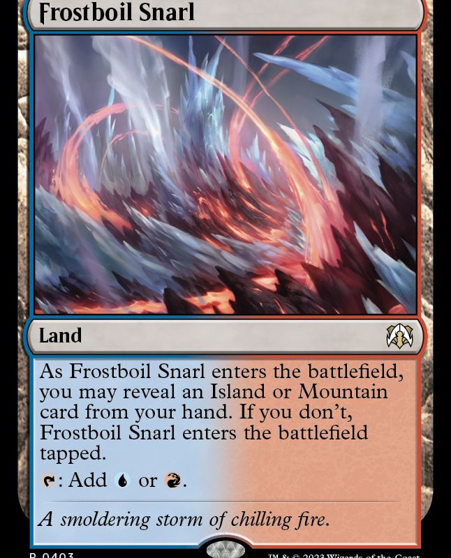 Frostboil Snarl [March of the Machine Commander]