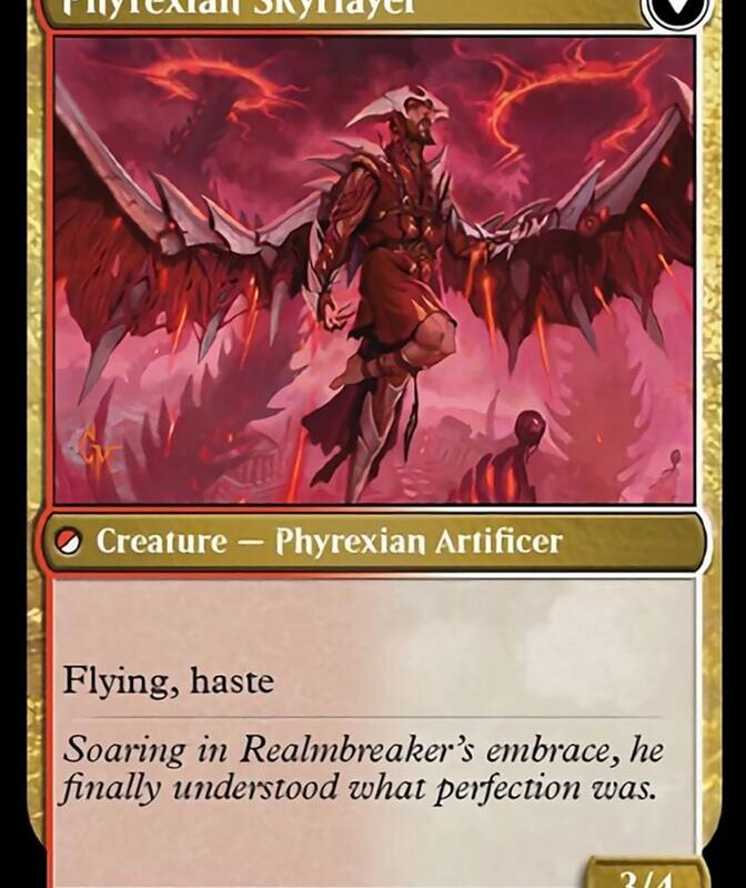 Harried Artisan // Phyrexian Skyflayer [March of the Machine]