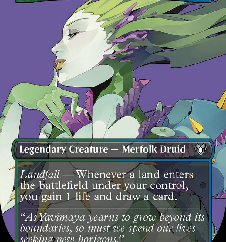 Tatyova, Benthic Druid (Borderless Profile) [Commander Masters]