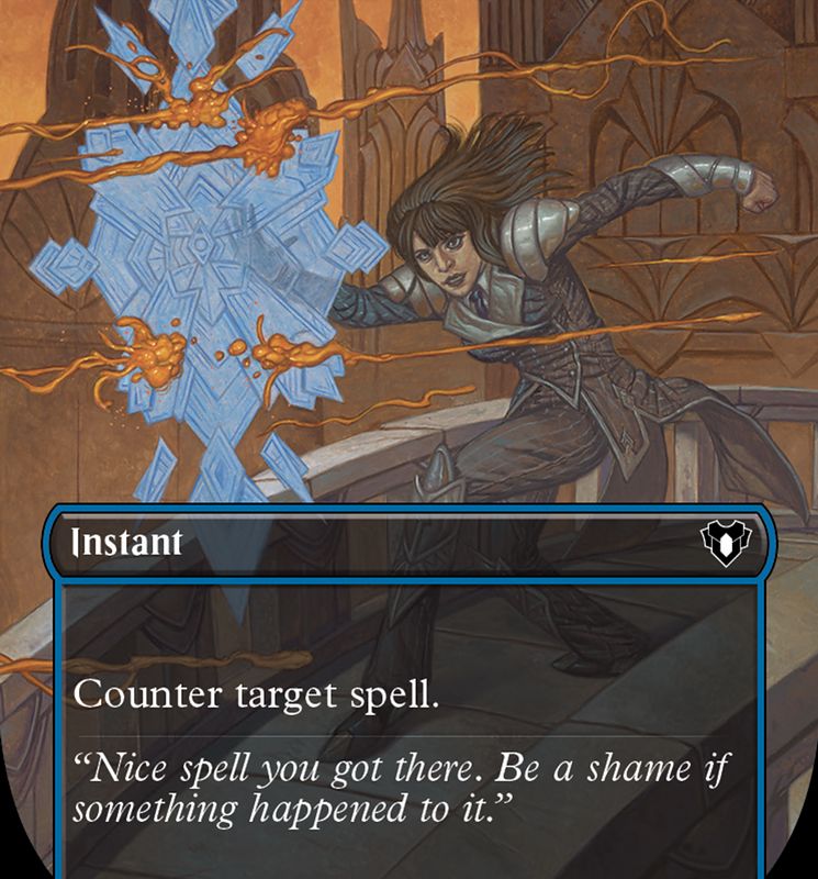 Counterspell (Borderless Alternate Art) [Commander Masters]