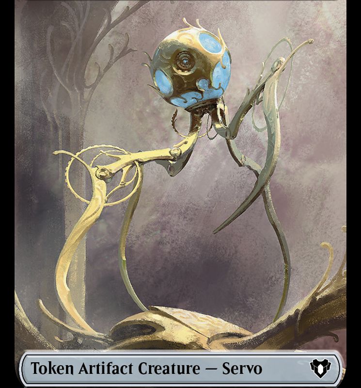 Soldier // Servo Double-Sided Token [Commander Masters Tokens]