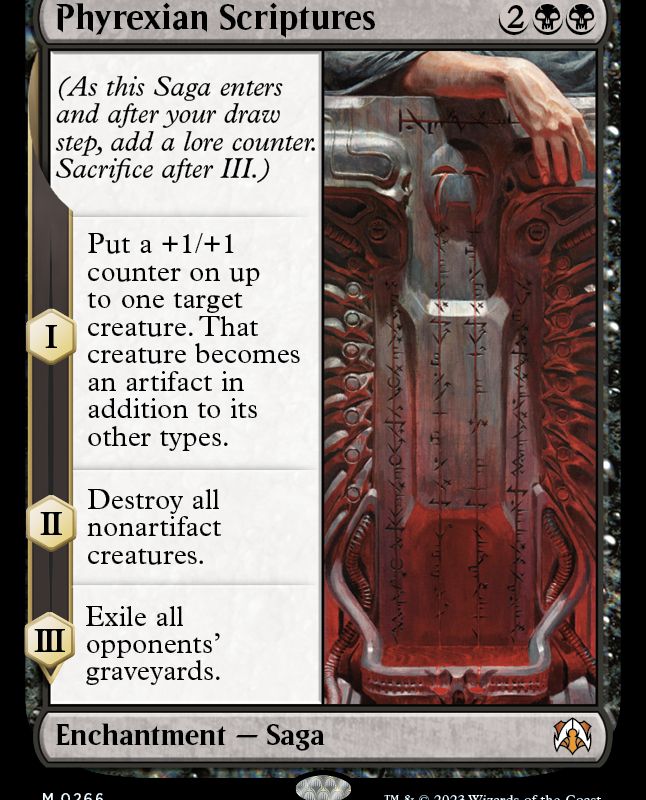 Phyrexian Scriptures [March of the Machine Commander]