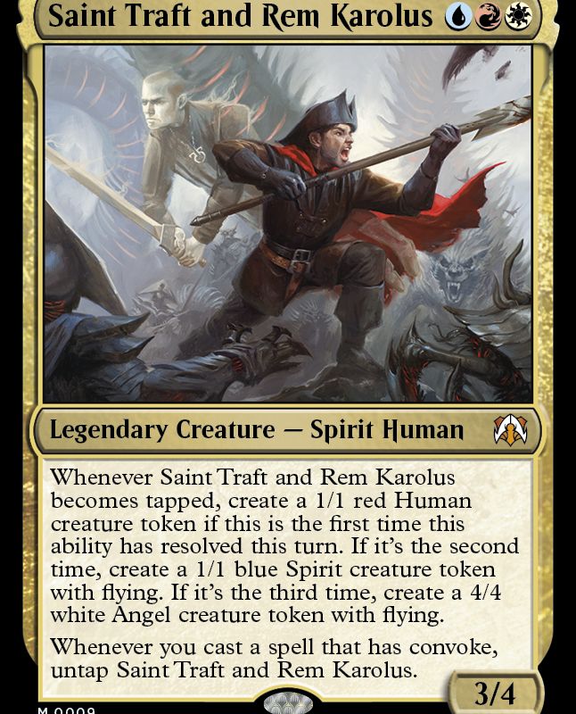 Saint Traft and Rem Karolus [March of the Machine Commander]