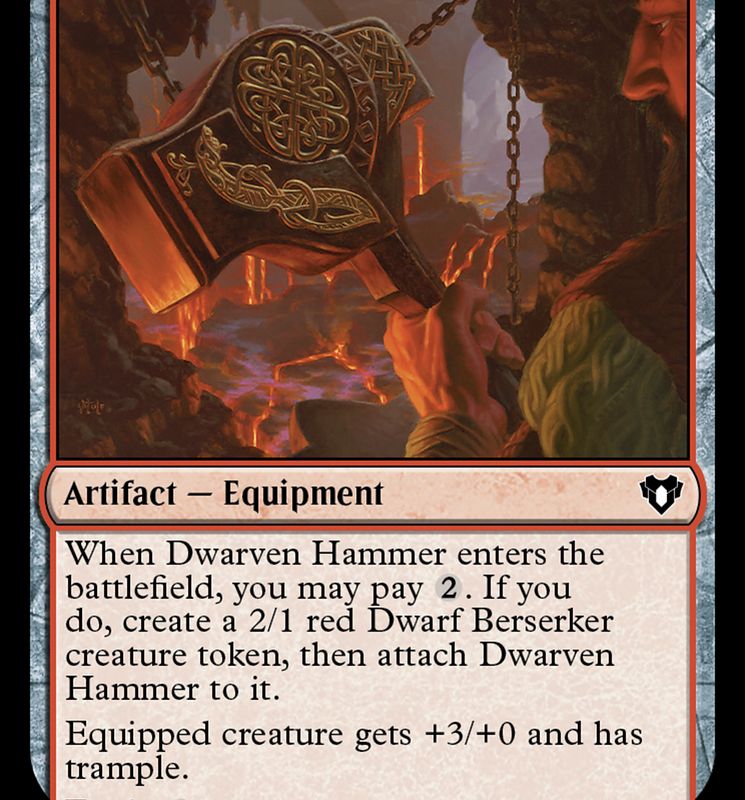 Dwarven Hammer [Commander Masters]