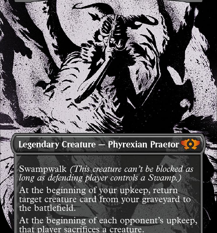Sheoldred, Whispering One (Halo Foil) [Multiverse Legends]