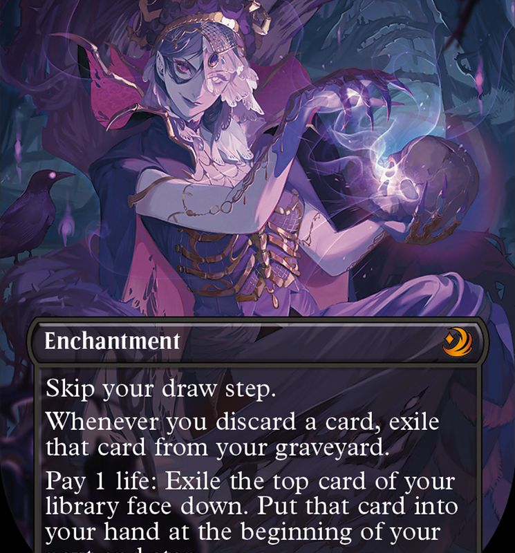 Necropotence (Anime Borderless) [Wilds of Eldraine: Enchanting Tales]