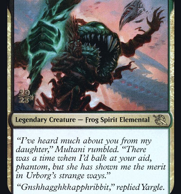 Yargle and Multani [March of the Machine Prerelease Promos]