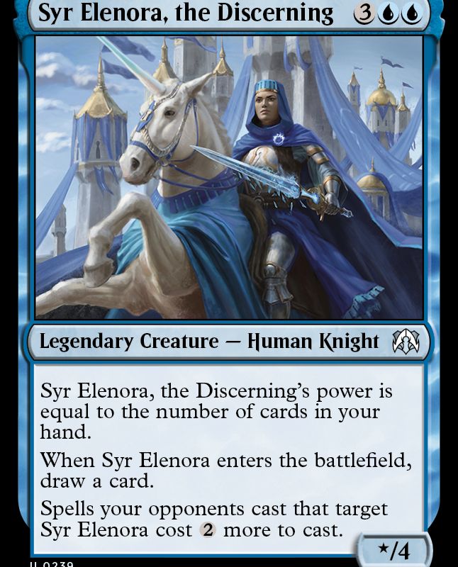 Syr Elenora, the Discerning [March of the Machine Commander]