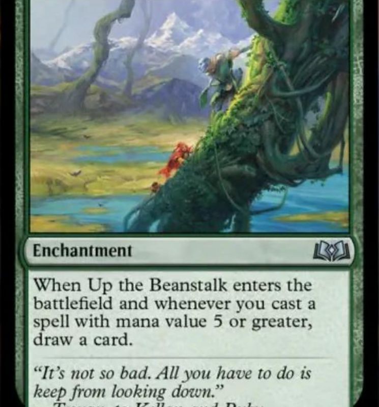 Up the Beanstalk [Wilds of Eldraine]