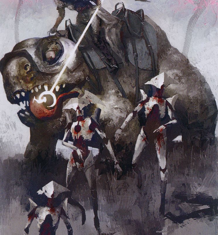 Thalia and The Gitrog Monster Art Card [March of the Machine Art Series]