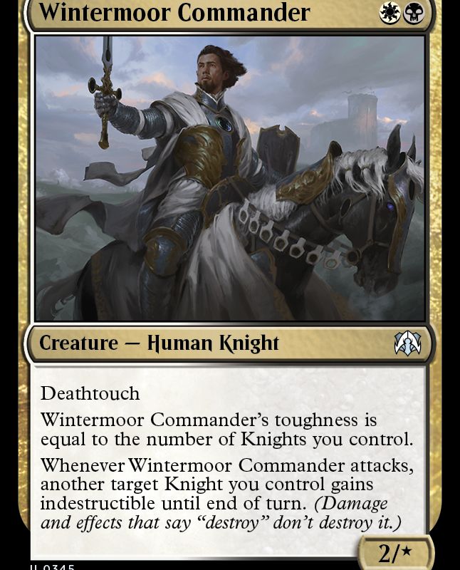 Wintermoor Commander [March of the Machine Commander]