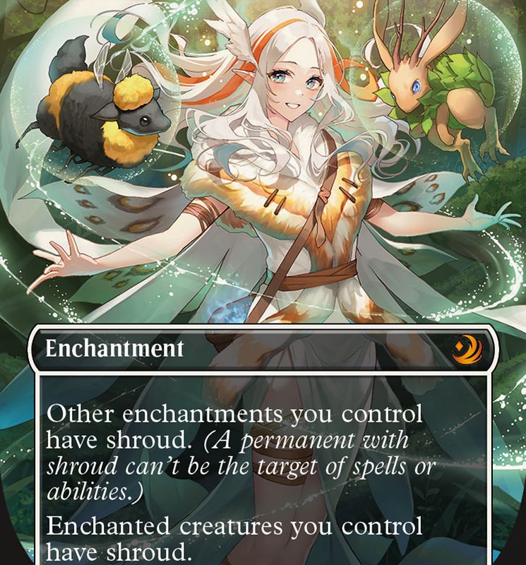 Greater Auramancy (Anime Borderless) [Wilds of Eldraine: Enchanting Tales]