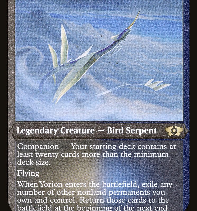 Yorion, Sky Nomad (Foil Etched) [Multiverse Legends]