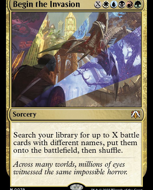 Begin the Invasion [March of the Machine Commander]