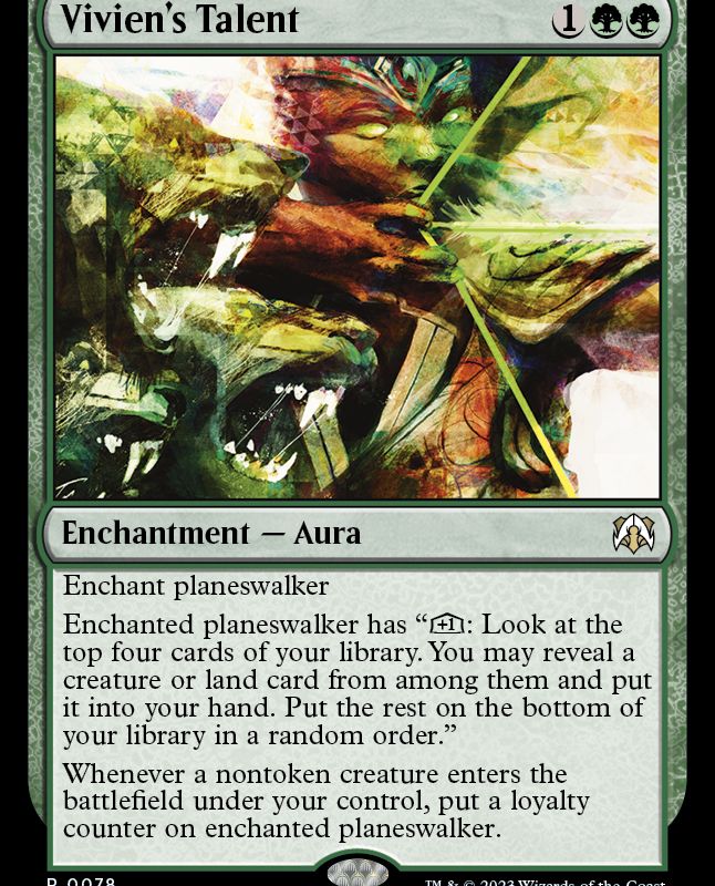 Vivien's Talent [March of the Machine Commander]