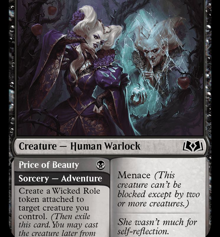 Conceited Witch // Price of Beauty [Wilds of Eldraine]