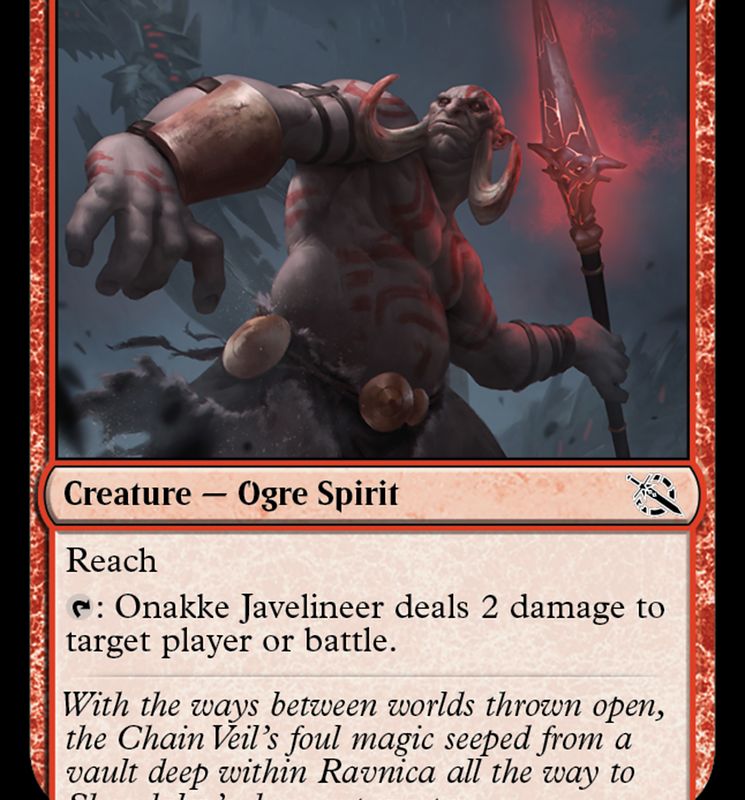 Onakke Javelineer [March of the Machine]