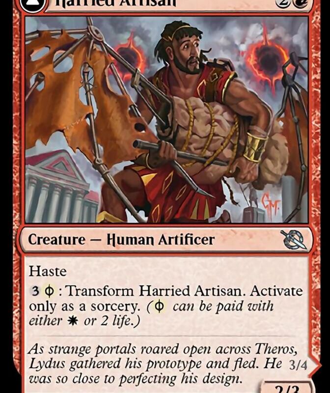 Harried Artisan // Phyrexian Skyflayer [March of the Machine]
