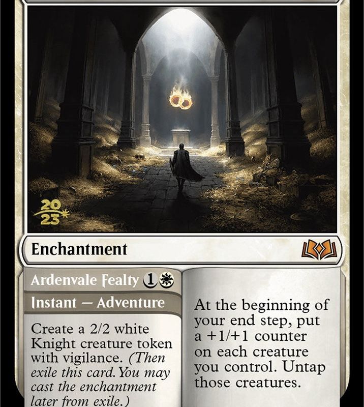 Virtue of Loyalty // Ardenvale Fealty [Wilds of Eldraine Prerelease Promos]