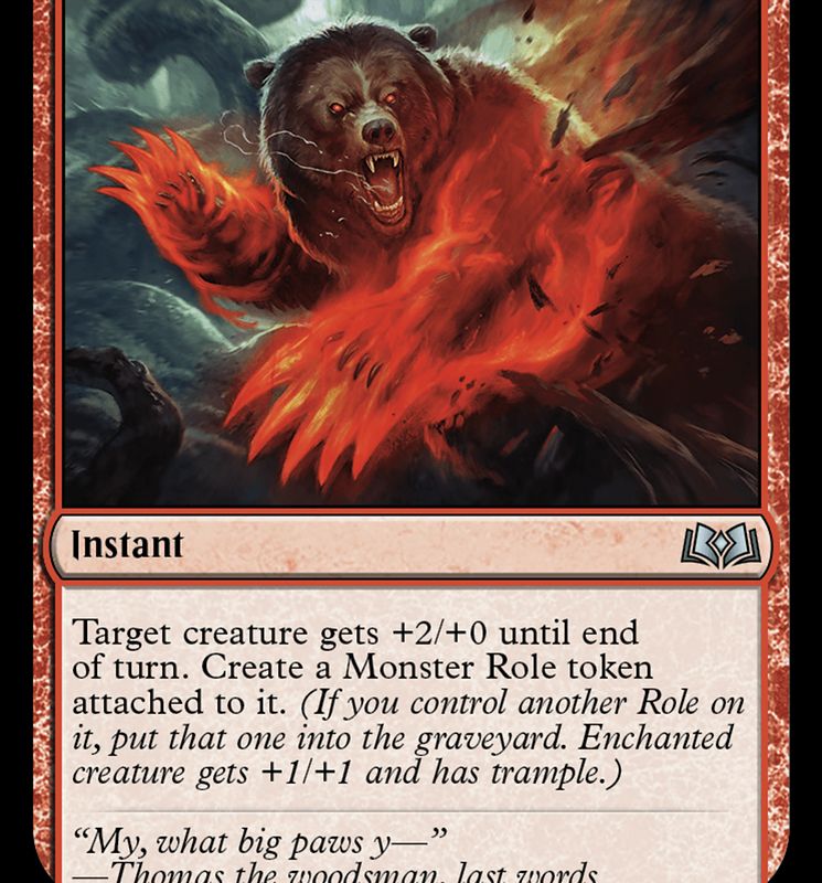 Monstrous Rage [Wilds of Eldraine]