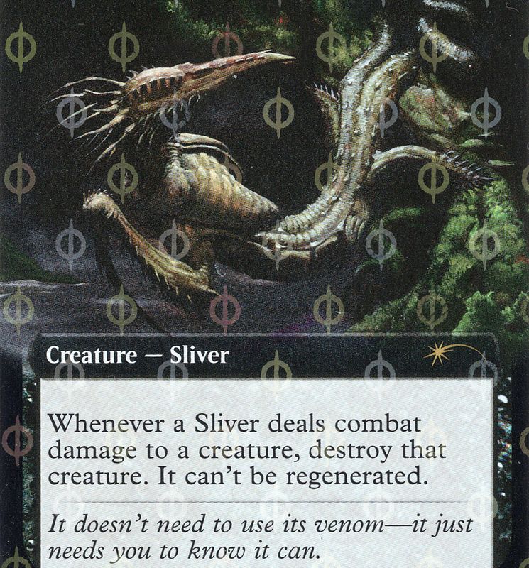 Toxin Sliver (Extended Art) (Step-and-Compleat Foil) [Secret Lair Drop Promos]