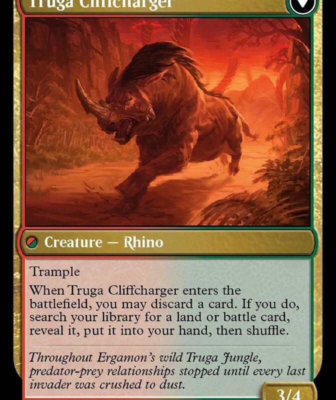 Invasion of Ergamon // Truga Cliffcharger [March of the Machine]
