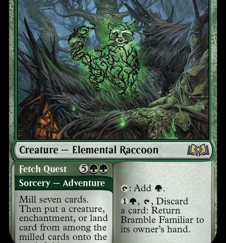 Bramble Familiar // Fetch Quest [Wilds of Eldraine]