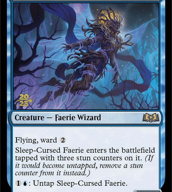 Sleep-Cursed Faerie [Wilds of Eldraine Prerelease Promos]