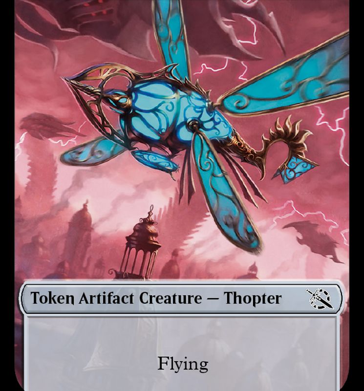 First Mate Ragavan // Thopter Double-Sided Token [March of the Machine Tokens]