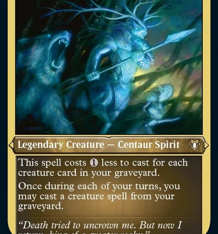 Karador, Ghost Chieftain (Foil Etched) [Commander Masters]
