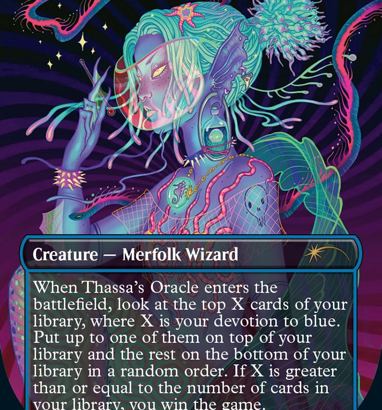 Thassa's Oracle (Borderless) [Secret Lair Drop Series]
